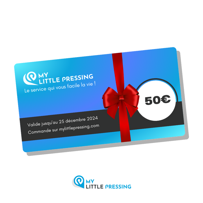 Carte cadeau MY LITTLE PRESSING