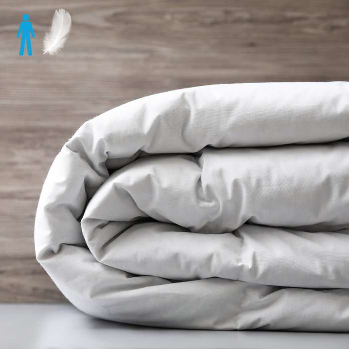 Couette 1 place soie ou plumes
