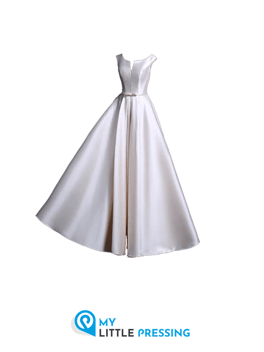 Robe simple longue 1 couleur - My Little Pressing